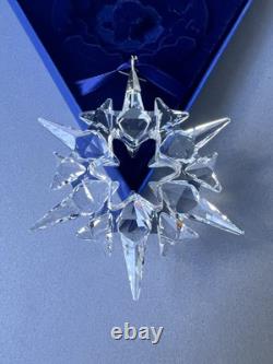 Swarovski 2007 Christmas Snowflake Ornament 872200 Mint Condition & Boxed