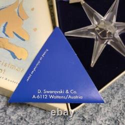 Swarovski Christmas Ornament Star 1993 Limited Edition Figurine Very Rare in Box