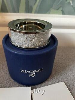Swarovski Silver Tealight Holder Limited Edition Crystalline 1035477
