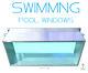Swimming Pool Window Stainless Frame & Glass For Blockwork Pools Ag Ltd