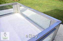 Swimming Pool Window Stainless Frame & Glass For Blockwork Pools AG Ltd