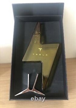 TESLA Tequila decanter Only Rare Limited Edition Piece In Hand. EMPTY NO ALCOHOL