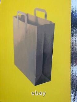 TIM MARA 1948-97 Wire Glass & Carrier Bag Large limited Ed SCREENPRINT 80/100