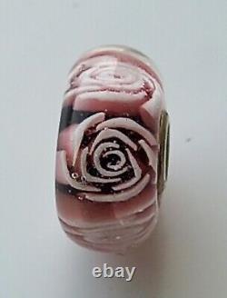 TROLLBEADS Mother's Rose Limited Edition Glass Bead RARE