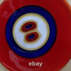 Tapio Wirkkala For Venini Occhio Charger Plate 1991 Murano Design 1967/68