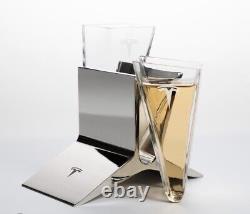 Tesla LIMITED EDITION Sipping Glasses Brand New Never Opened