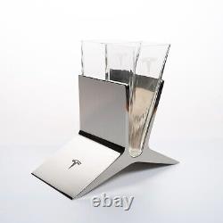Tesla Sipping Glass-LIMITED EDITION Luxury Sipping Glasses With Tesla Holder NEW