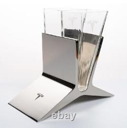 Tesla Sipping Glass-LIMITED EDITION Luxury Sipping Glasses With Tesla Holder VHTF