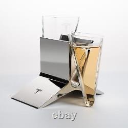 Tesla Sipping Glass-LIMITED EDITION Luxury Sipping Glasses With Tesla Holder VHTF