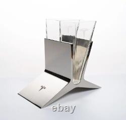 Tesla Sipping Glasses Luxury Limited Edition Glasses With Tesla Glass Holder