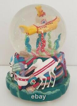 The Beatles Yellow Submarine Musical Snow Globe 1999 Vandor Limited Edition