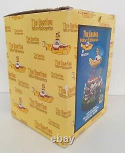 The Beatles Yellow Submarine Musical Snow Globe 1999 Vandor Limited Edition