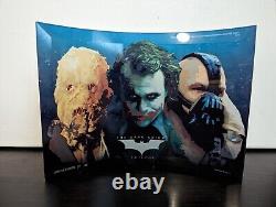 The Dark Knight Trilogy Curved Glass Limited Edition #37/#100 StarFirePrints