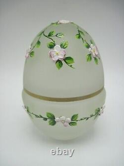 Theo Faberge Glass Spring Egg St. Petersburg Collection Limited Edition 140/750