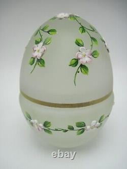 Theo Faberge Glass Spring Egg St. Petersburg Collection Limited Edition 140/750