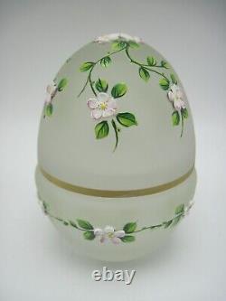 Theo Faberge Glass Spring Egg St. Petersburg Collection Limited Edition 140/750