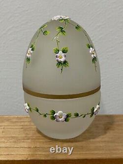 Theo Faberge Glass Spring Egg St. Petersburg Collection Limited Edition 319/750