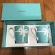 Tiffany & Co Blue Ribbon Porcelain Pair Mug Cup Set Gift Box Limited