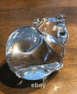 Tiffany & Co Large Glass Cat Paperweight