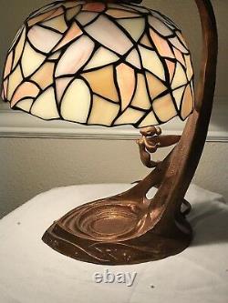 Tiffany Style Tinkerbell 50th Anniversary Stained Glass Lamp Limited Edition