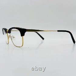 Tom Davies eyeglasses Unisex Angular Braun Gold Mod. 37114 Limited Edition New