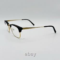 Tom Davies eyeglasses Unisex Angular Braun Gold Mod. 37114 Limited Edition New