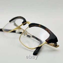 Tom Davies eyeglasses Unisex Angular Braun Gold Mod. 37114 Limited Edition New