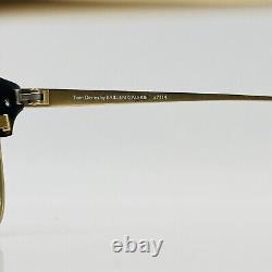 Tom Davies eyeglasses Unisex Angular Braun Gold Mod. 37114 Limited Edition New