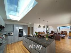 Triple Glazed Flat Rooflights + Optional Timber Frame Fast Delivery ALL SIZES