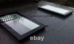 Triple Glazed Flat Rooflights + Optional Timber Frame Fast Delivery ALL SIZES