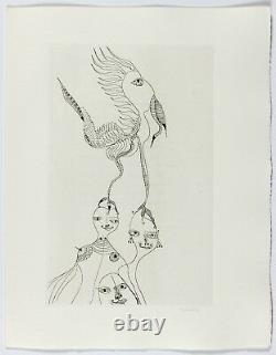 UNICA ZURN 1967 Hand Signed Etching Oracles et Spectacles plate 3