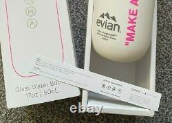 UNUSED Limited Edition Evian x Virgil Abloh SOMA Make a Rainbow Glass Bottle