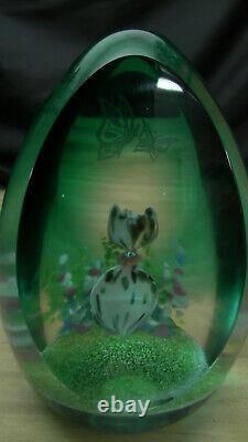 Very Rare CAITHNESS Flutter Bye Paperweight, Butterfly Limited Edition 8/100