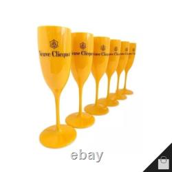 Veuve Clicquot Limited Edition Champagne Ice Bucket With Led Lights + 6 Glasses