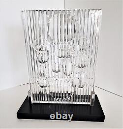 Victor Vasarely-EREBUS-Glass Sculpture-1982- No. 229 Signed