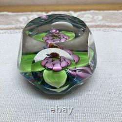 Vintage 1983 Perthshire Limited Edition Water Lily Paperweight