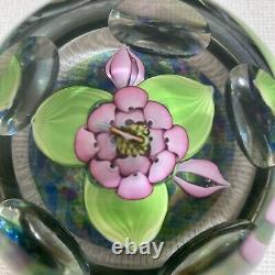 Vintage 1983 Perthshire Limited Edition Water Lily Paperweight