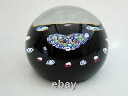 Vintage And rare Limited Edition Caithness Millefiori Heart Paperweight Love