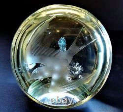 Vintage Caithness Denis Mann Diving Tern Paperweight Limited Edition 1976