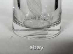 Vintage Czech Republic Limited Edition No. 14 Etched Art Nouveau Deco Glass Vase