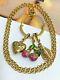 Vintage Juicy Couture Retired Limited Edition Charms Gold Tone Necklace Set Of 5