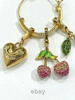 Vintage Juicy Couture Retired Limited Edition Charms Gold Tone Necklace Set of 5