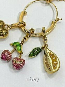 Vintage Juicy Couture Retired Limited Edition Charms Gold Tone Necklace Set of 5