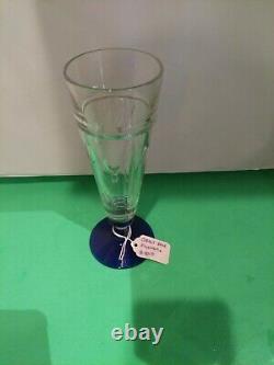 Vintage Limited edition cobalt 4 glasses