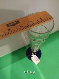 Vintage Limited edition cobalt 4 glasses