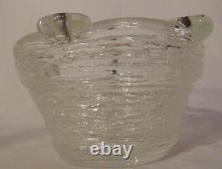 Vintage Murano Art Glass Bird Bath Bowl