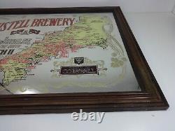 Vintage Pub Mirror St Austell Brewery Cornwall 1977 Jubilee Limited Edition 68cm