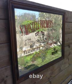 Vintage Pub Mirror St Austell Brewery Cornwall 1977 Jubilee Limited Edition 68cm