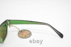 Vintage Sunglasses KOWALSKI Limited Edition Green Oval