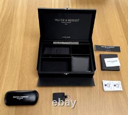 WALTER & HERBERT sunglass, polarized, black, Limited edition, new with full box